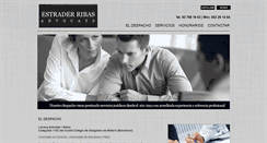 Desktop Screenshot of estrader-abogados.com